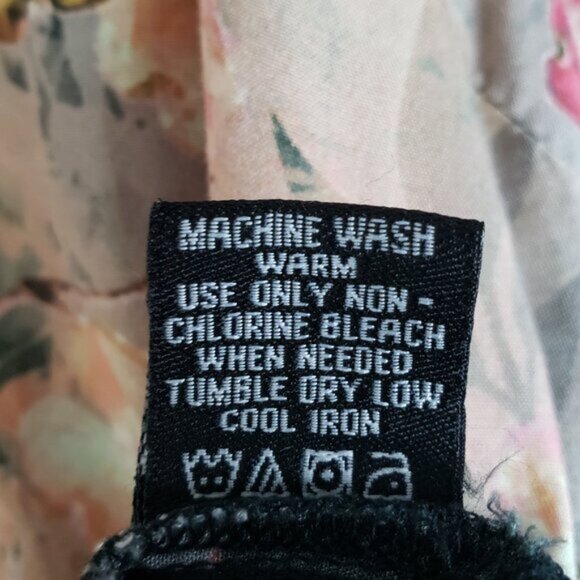 Tolani Collection 'ADELE' Blouse Top Floral Print Roll-Tab Sleeve Modal size XL - Picture 10 of 14